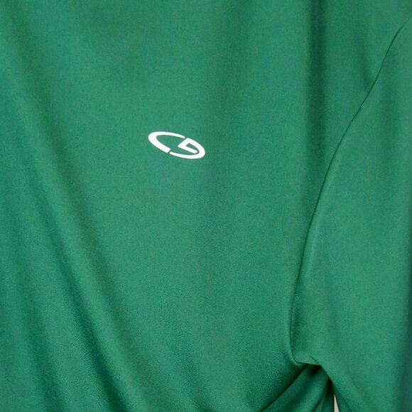 Champion Mens 2XL Double Dry Performance T-Shirt Green Short Sleeve - Picture 4 of 4